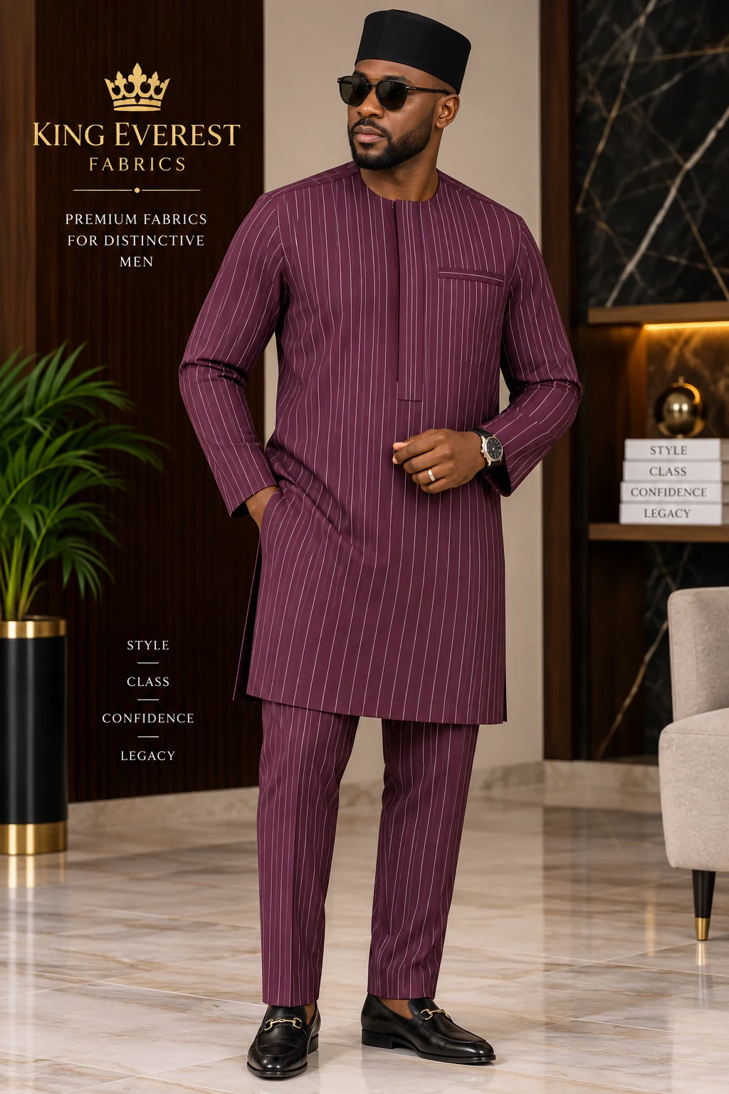 Cashmere styled for luxury traditional wear