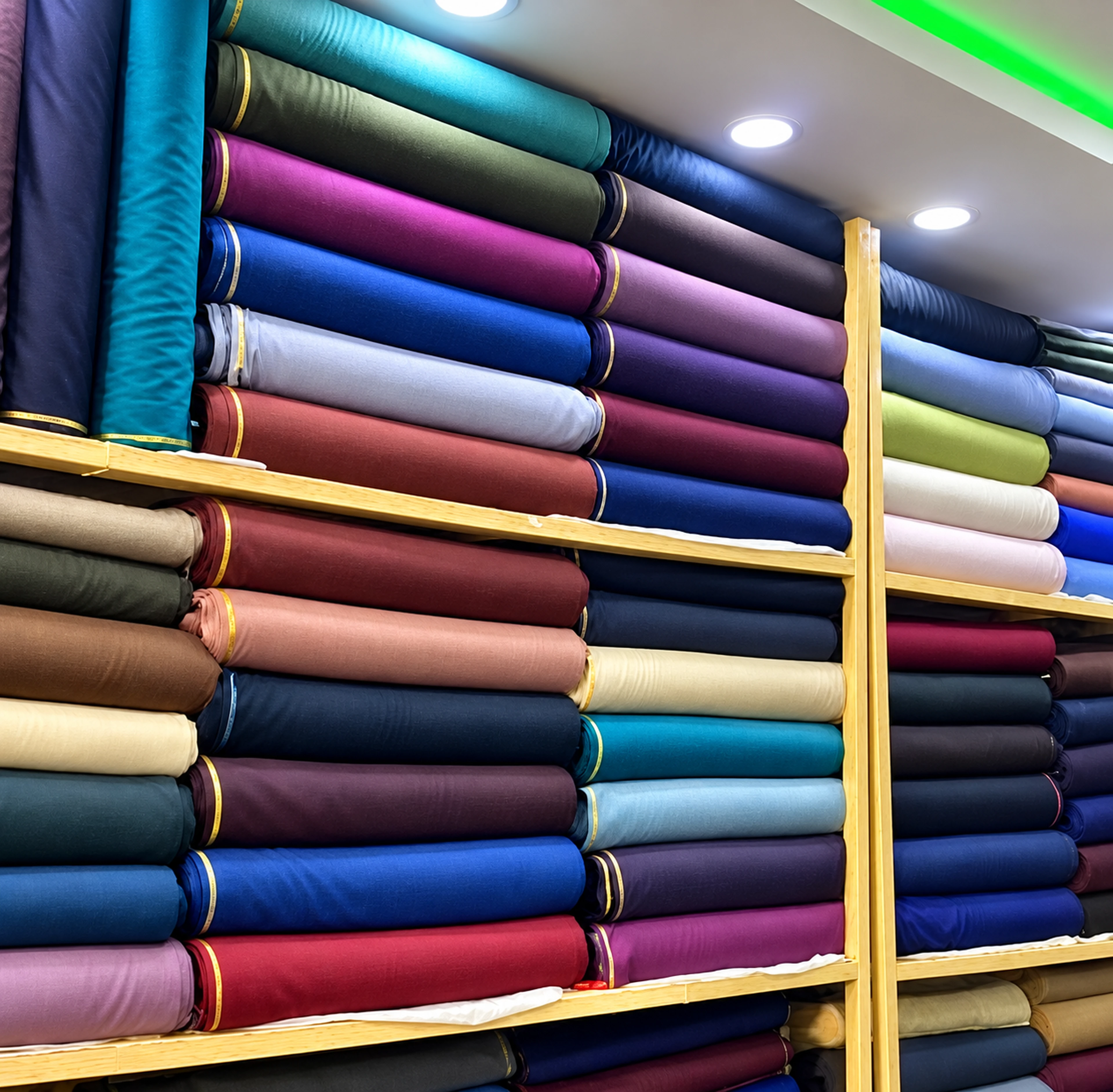 King Everest Fabrics showroom interior